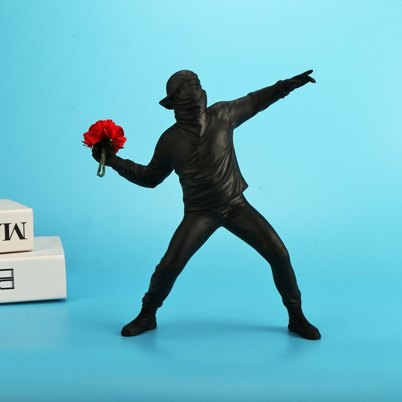 Arthia Designs - Banksy Flower Thrower Figurine - Review