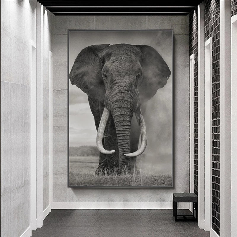 Arthia Designs - African Wild Elephant Canvas Art - Review