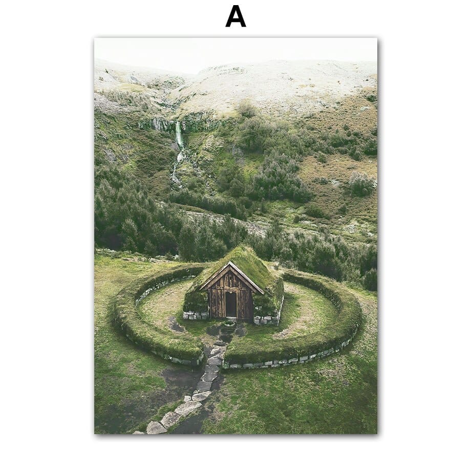 Arthia Designs - Middle Forest Lodge Canvas Art - Review