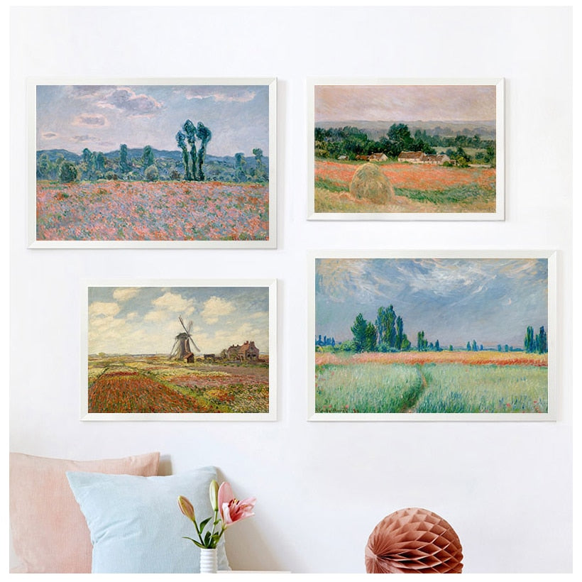 Arthia Designs - Impressionism Poppy Fields Canvas Art - Review