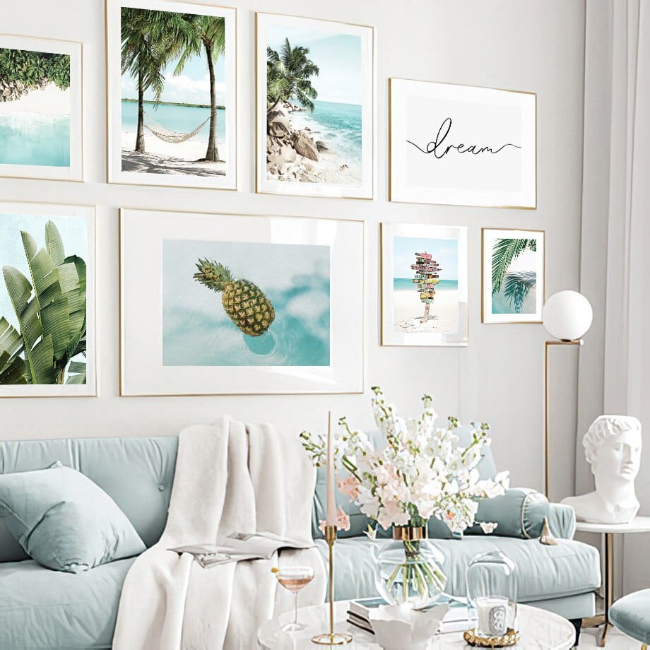 Arthia Designs - White Sand Tropical Island Canvas Art - Review