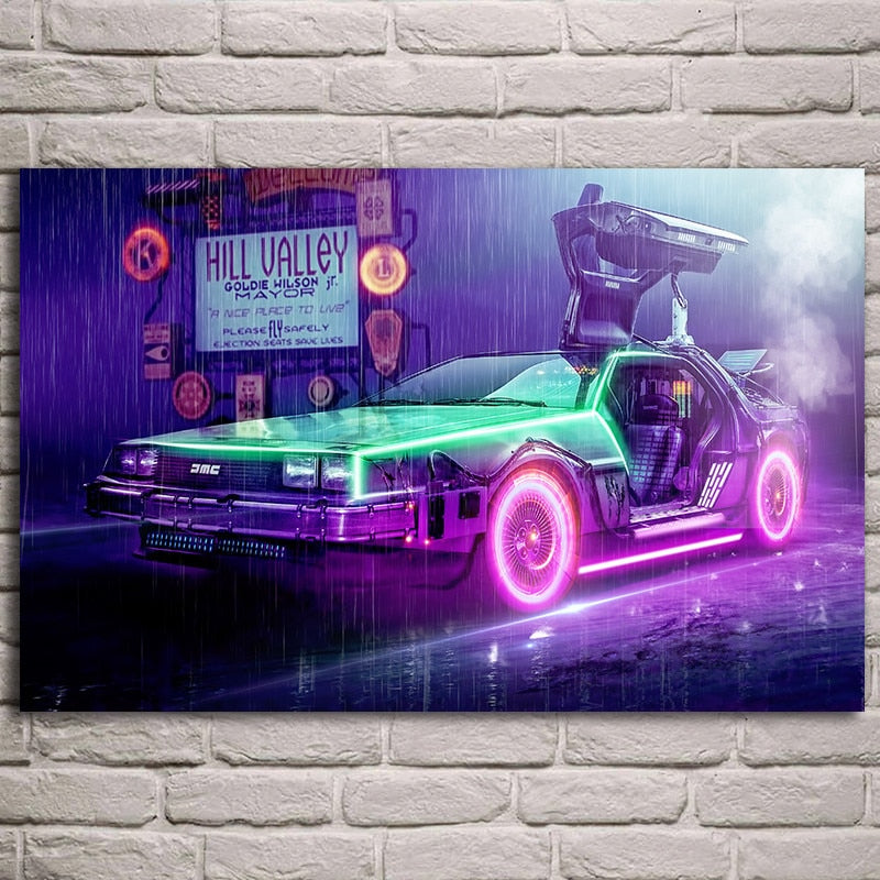 Arthia Designs - Cyberpunk Car Canvas Art - Review