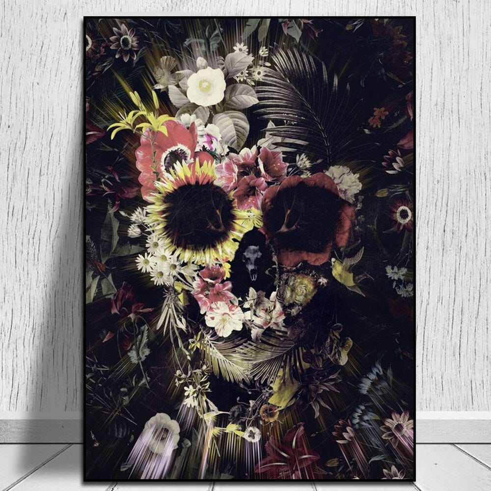 Arthia Designs - Flower Skull Canvas Art - Review