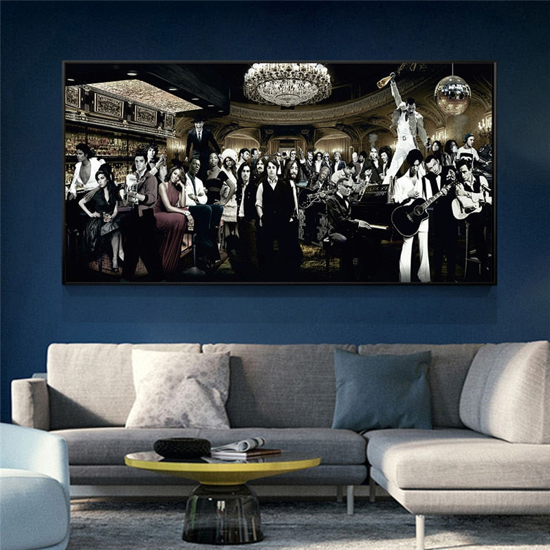 Arthia Designs - Legendary Musicians Gathering Canvas Art - Review