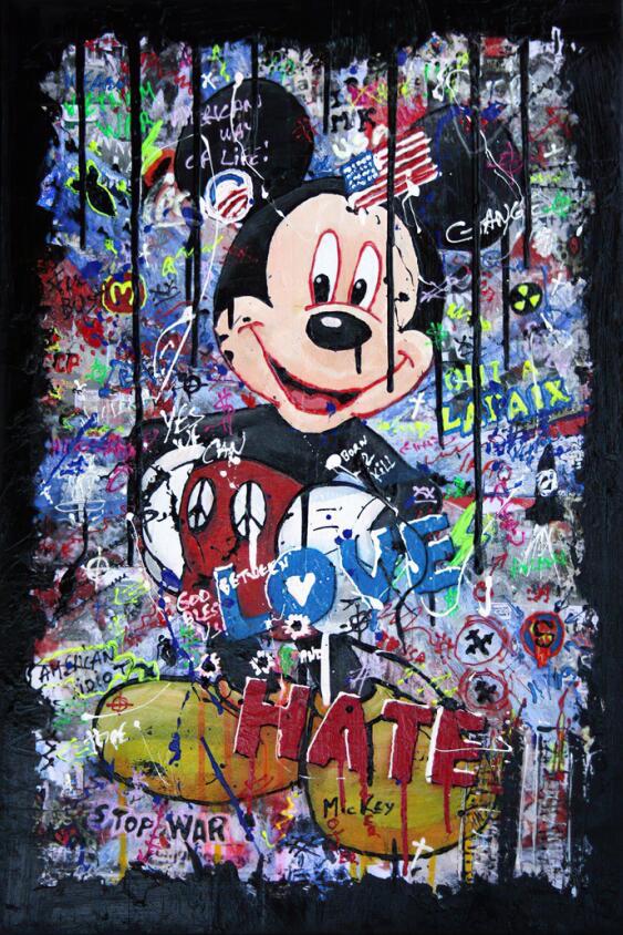 Arthia Designs - DJ Mickey Mouse Graffiti Canvas Art - Review