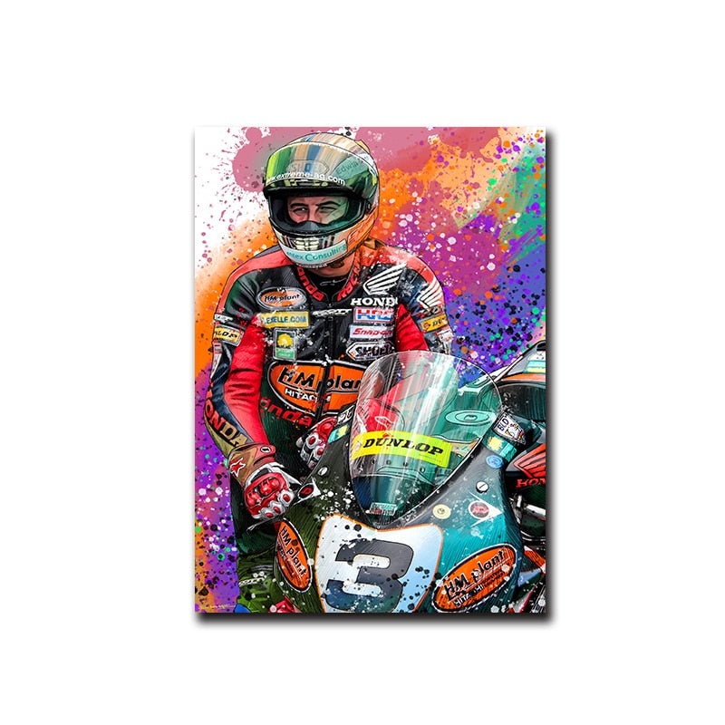 Arthia Designs - Graffiti Valentino Rossie Canvas Art - Review