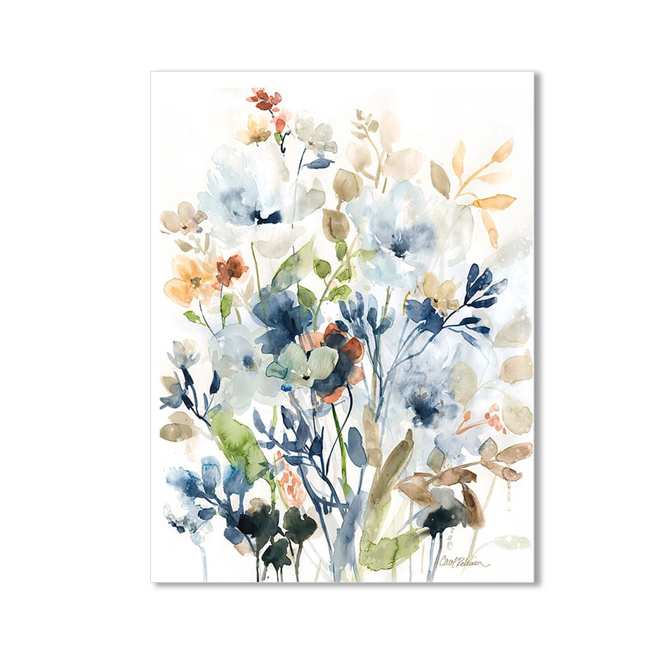 Arthia Designs - Watercolor Mix Flowers Canvas Art - Review