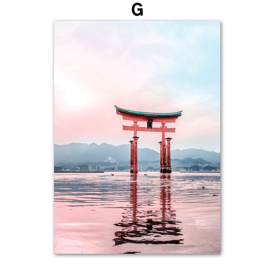 Arthia Designs - Tokyo Skytree Sakura Temple Canvas Art - Review