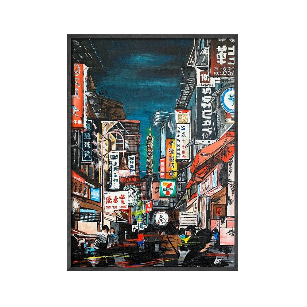 Arthia Designs - Vintage Night Chinatown Canvas Art - Review