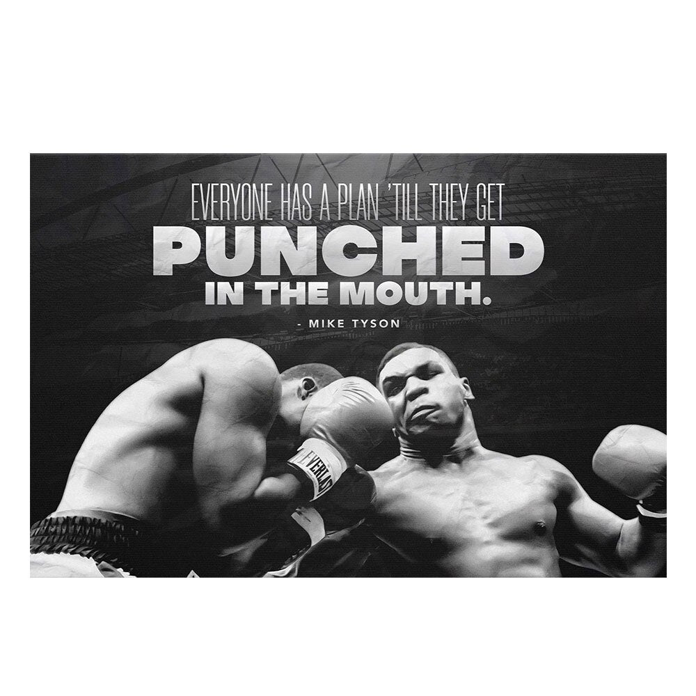 Arthia Designs - Mike Tyson Motivational Quote Canvas Art - Review