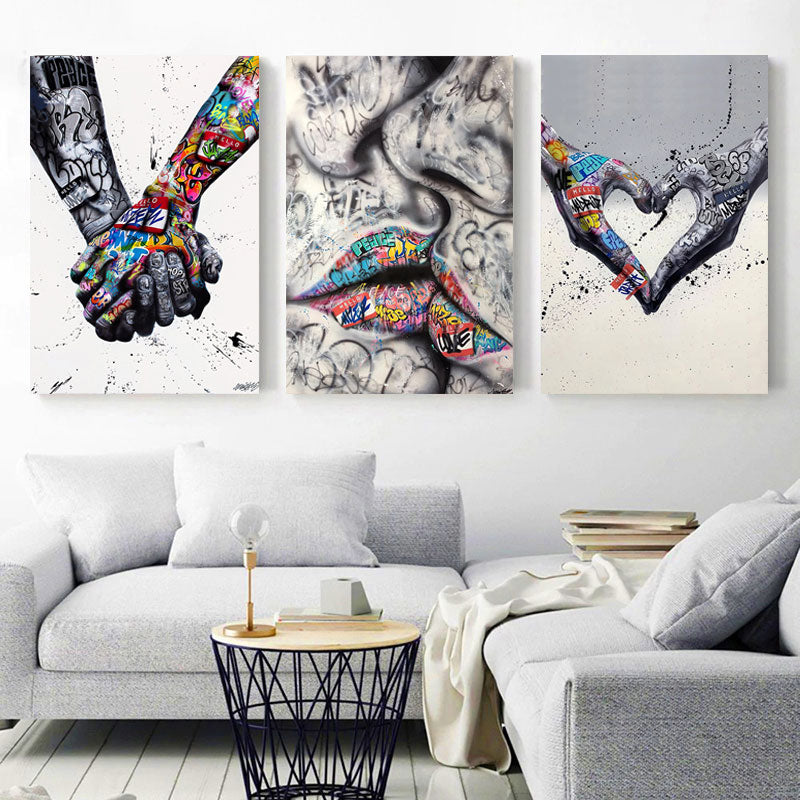 Arthia Designs - Banksy Street Graffiti Collage Canvas Art - Review