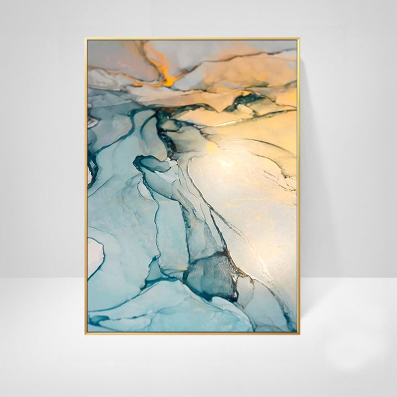 Arthia Designs - Abstract Colorful Marble Canvas Art - Review