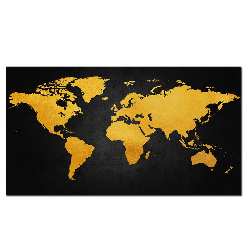 Arthia Designs - Vintage World Map Canvas Art - Review