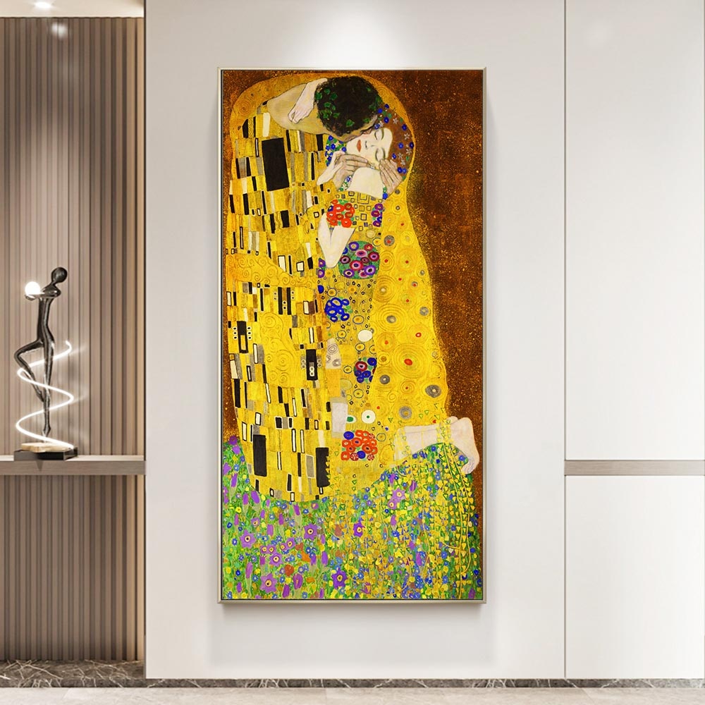 Arthia Designs - Gustav Klimt The Kiss Classical Canvas Art - Review