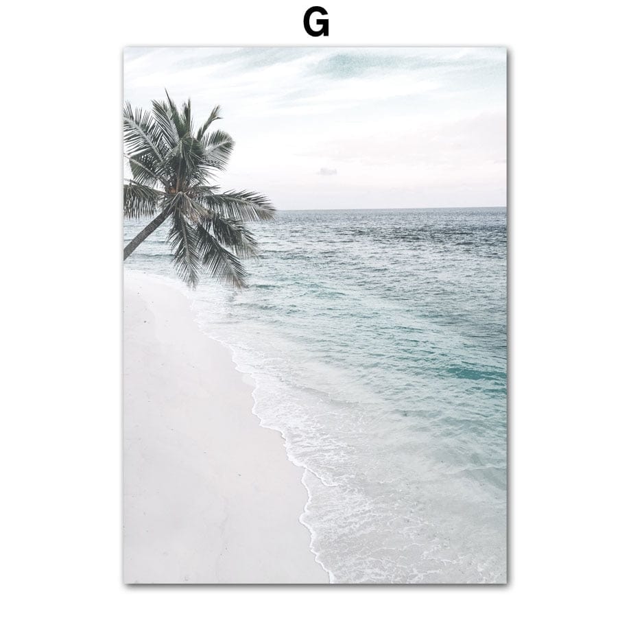 Arthia Designs - White Sand Public Beach Canvas Art - Review