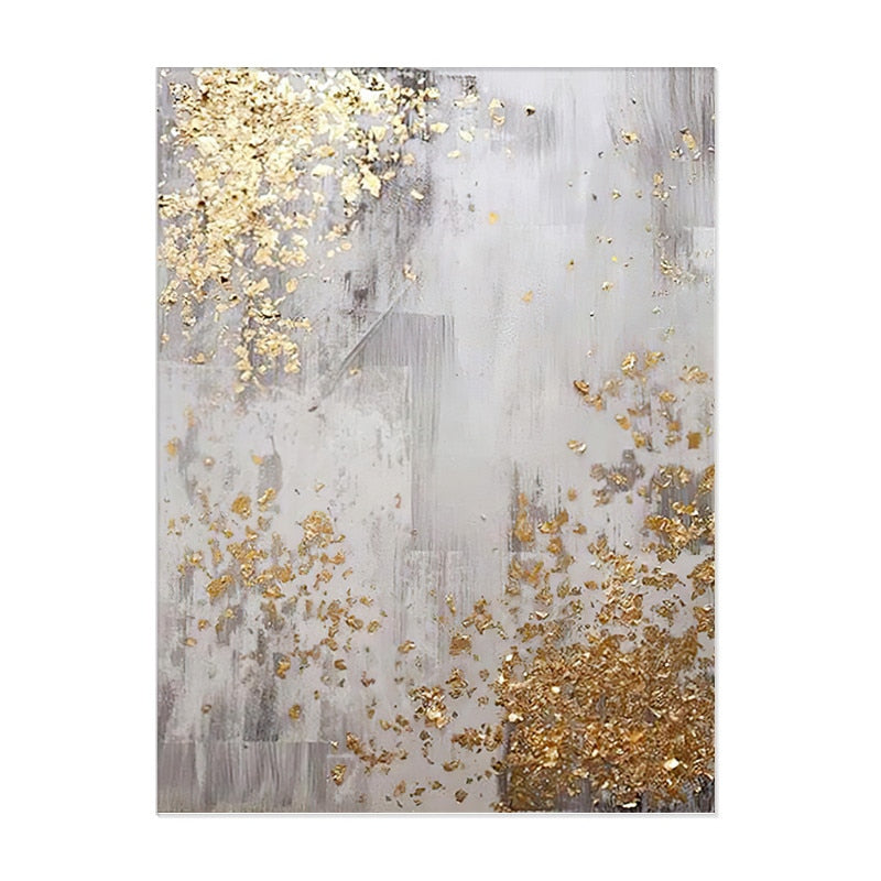 Arthia Designs - Minimalist Abstract Golden Grey Canvas Art - Review