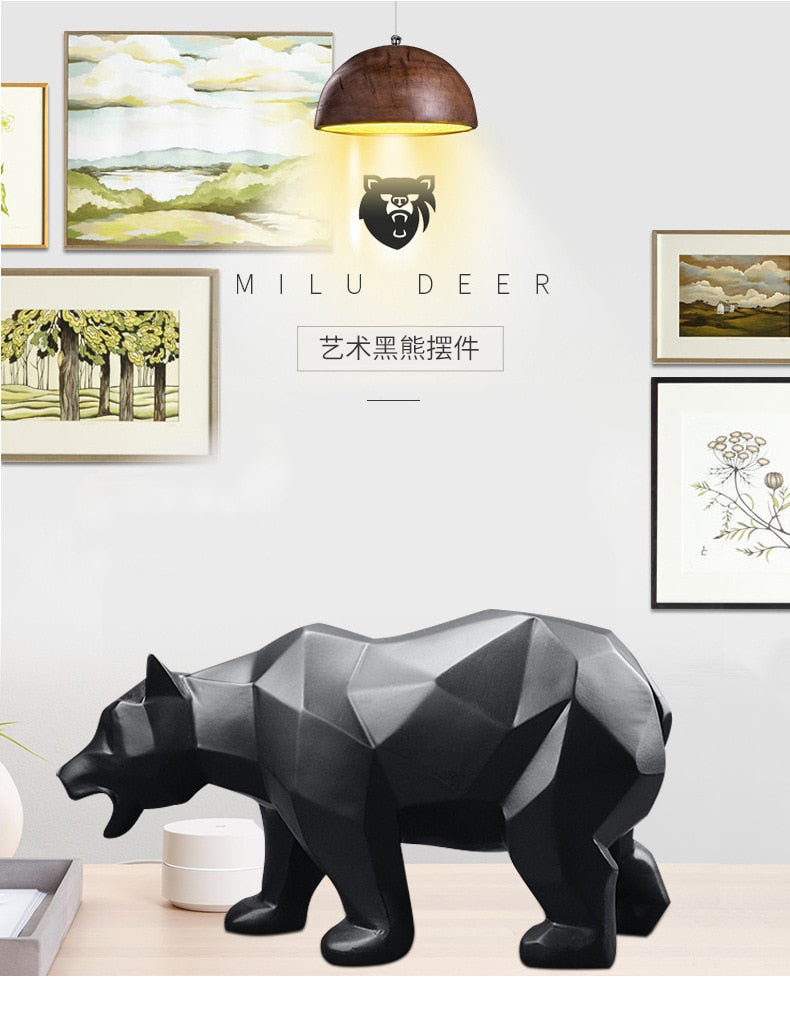 Arthia Designs - Geometric Black Bear Sculpture - Review