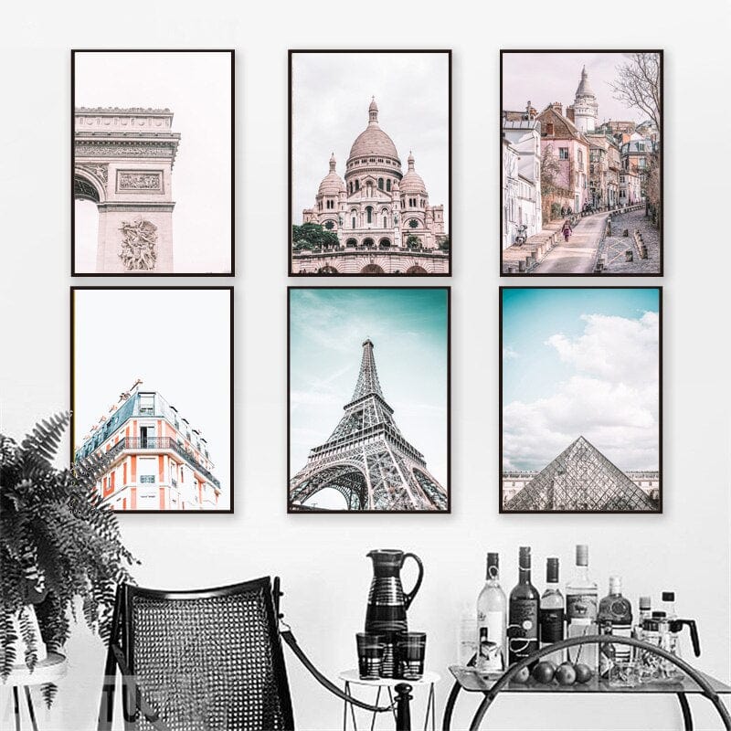 Arthia Designs - Paris Top Sights Gallery Wall Canvas Art - Review