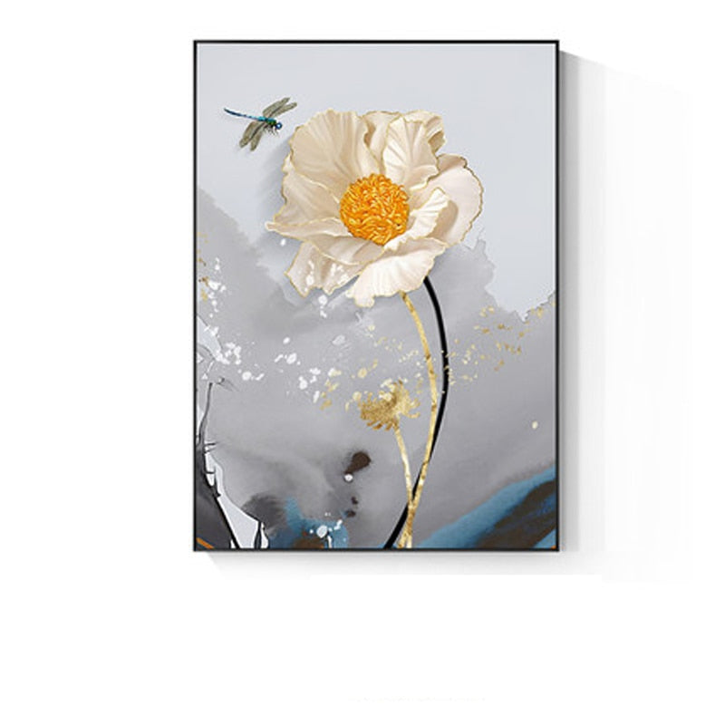 Arthia Designs - Vintage Flowers Minimalism Canvas Art - Review