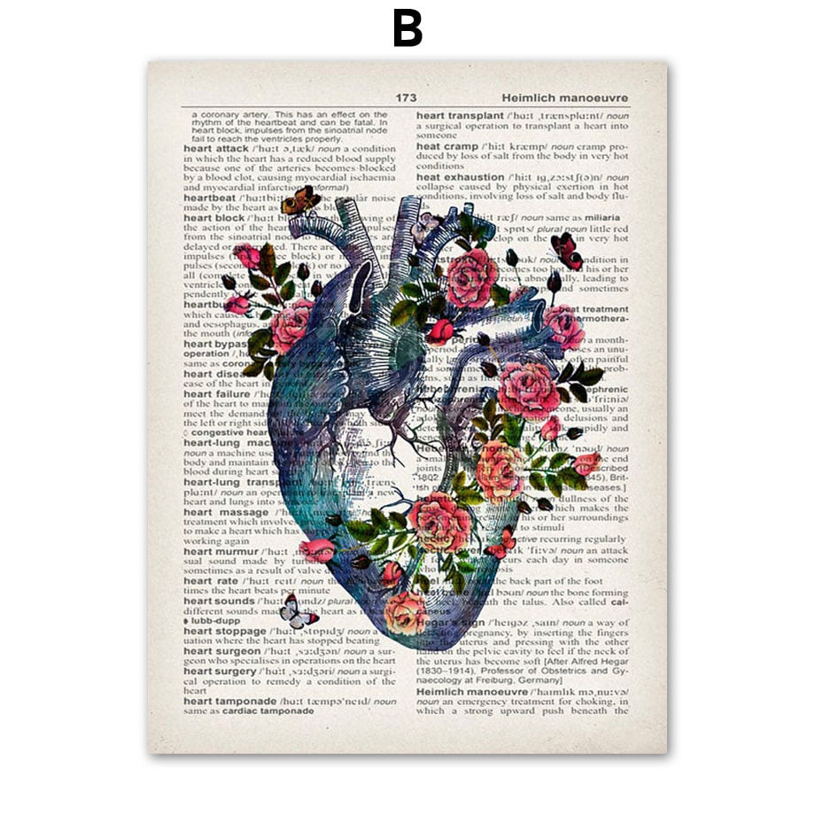 Arthia Designs - Vintage Human Organs Anatomy Canvas Art - Review