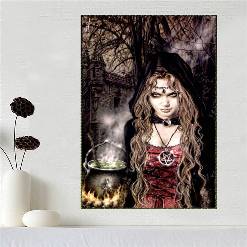 Arthia Designs - Little Girl Witches Canvas Art - Review