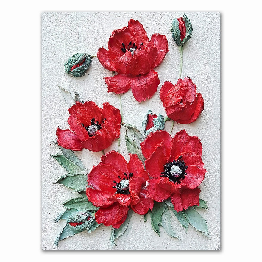 Arthia Designs - Aesthetic Scandinavian Flower Canvas Art - Review