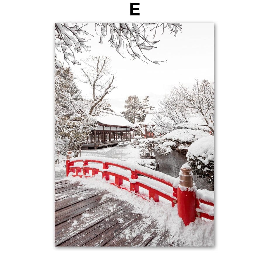 Arthia Designs - Winter Tokyo Temple Canvas Art - Review