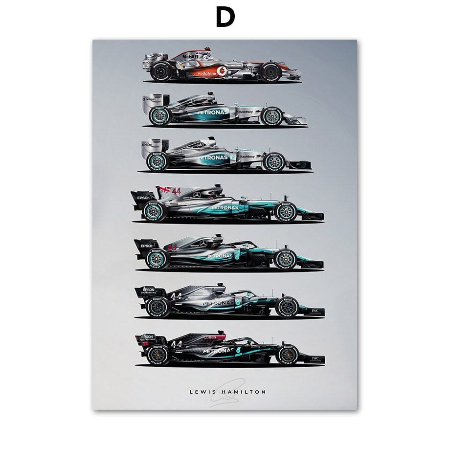 Arthia Designs - Formula One Cars Collection Canvas Art - Review