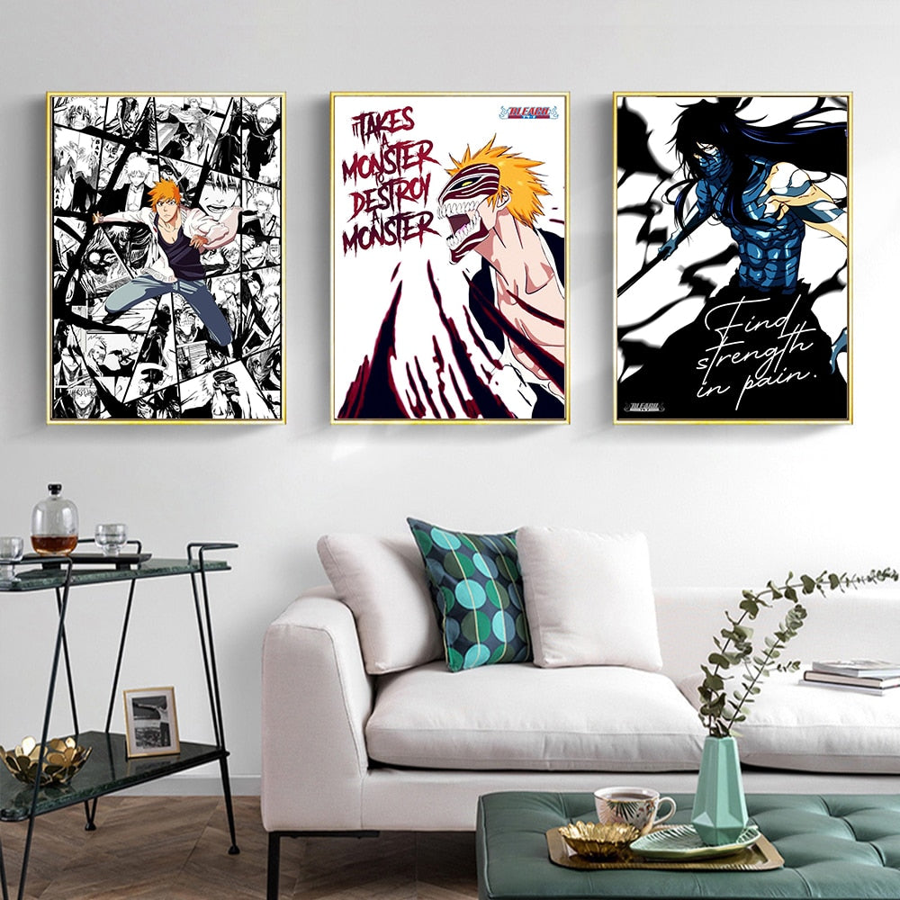 Arthia Designs - Japanese Anime Bleach Canvas Art - Review