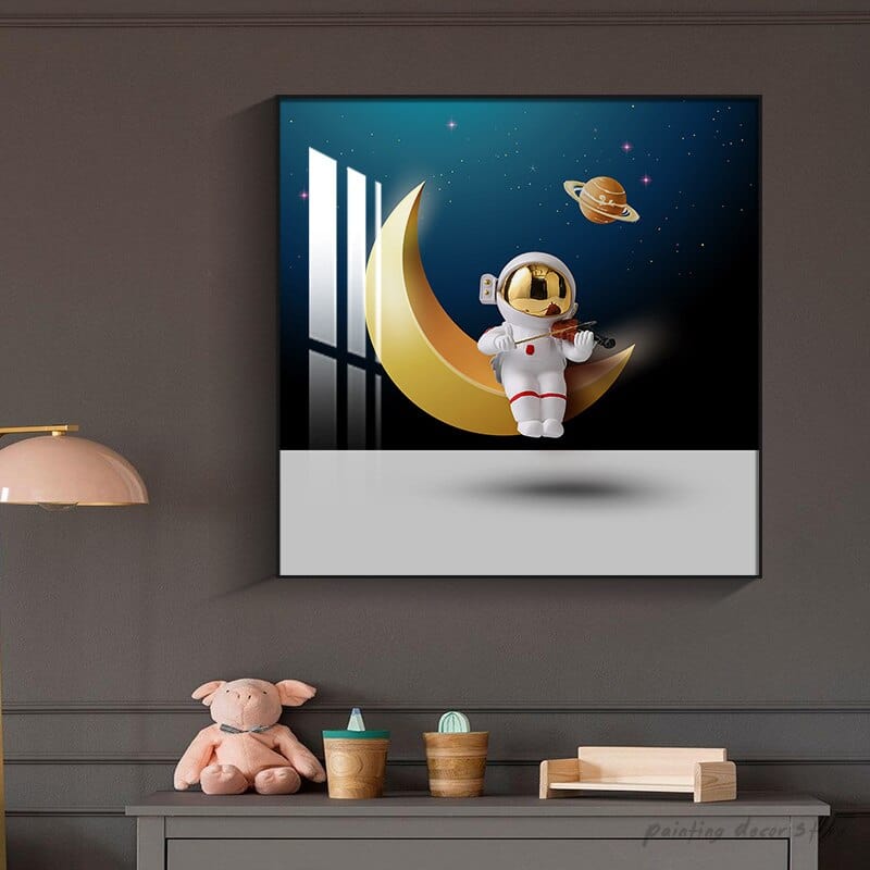 Arthia Designs - Tiny Space Astronauts Canvas Art - Review