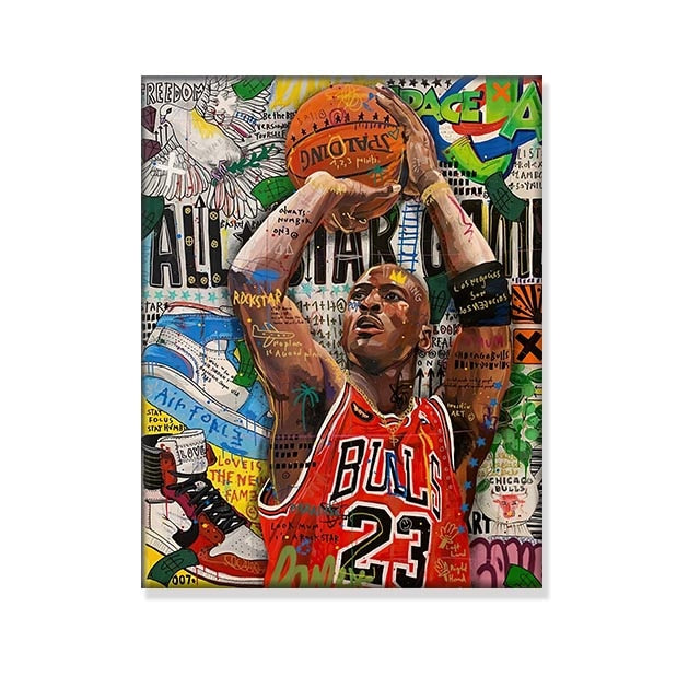 Arthia Designs - Street Basketball Player Graffiti Canvas Art - Review