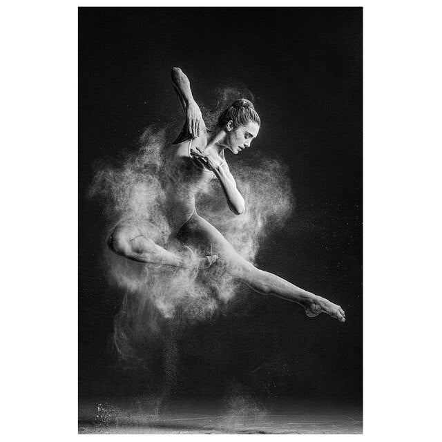 Arthia Designs - Black & White Ballet Dancer Canvas Art - Review