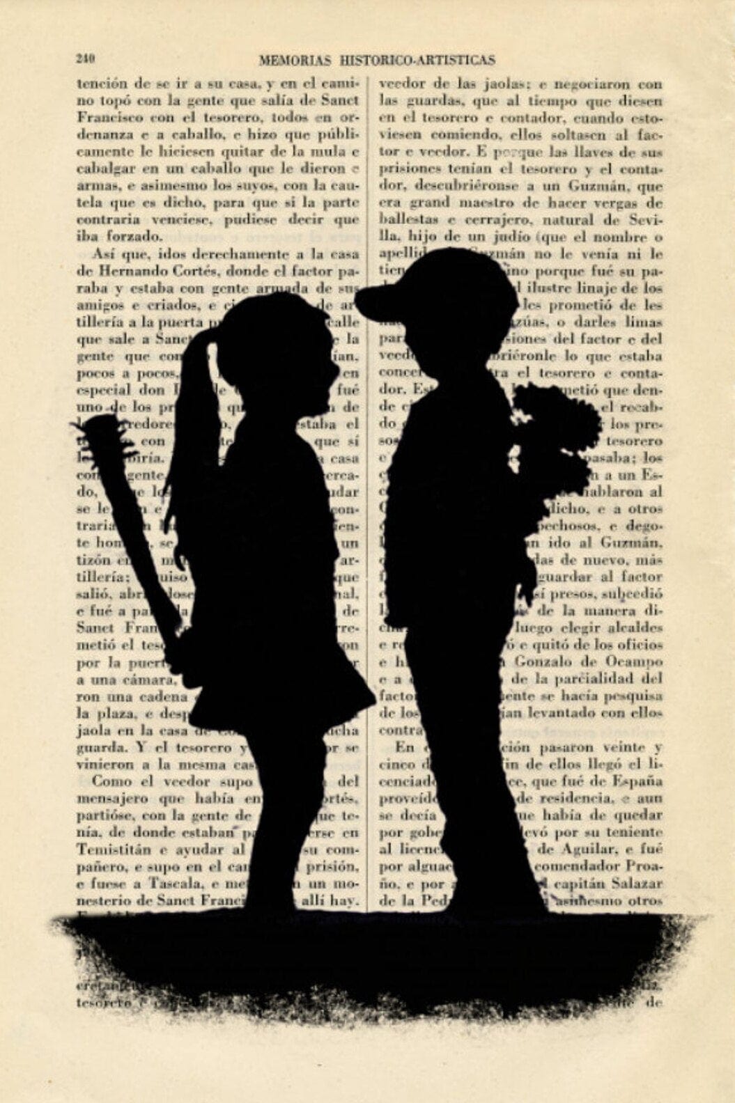 Arthia Designs - Banksy Book Page Poster Canvas Art - Review