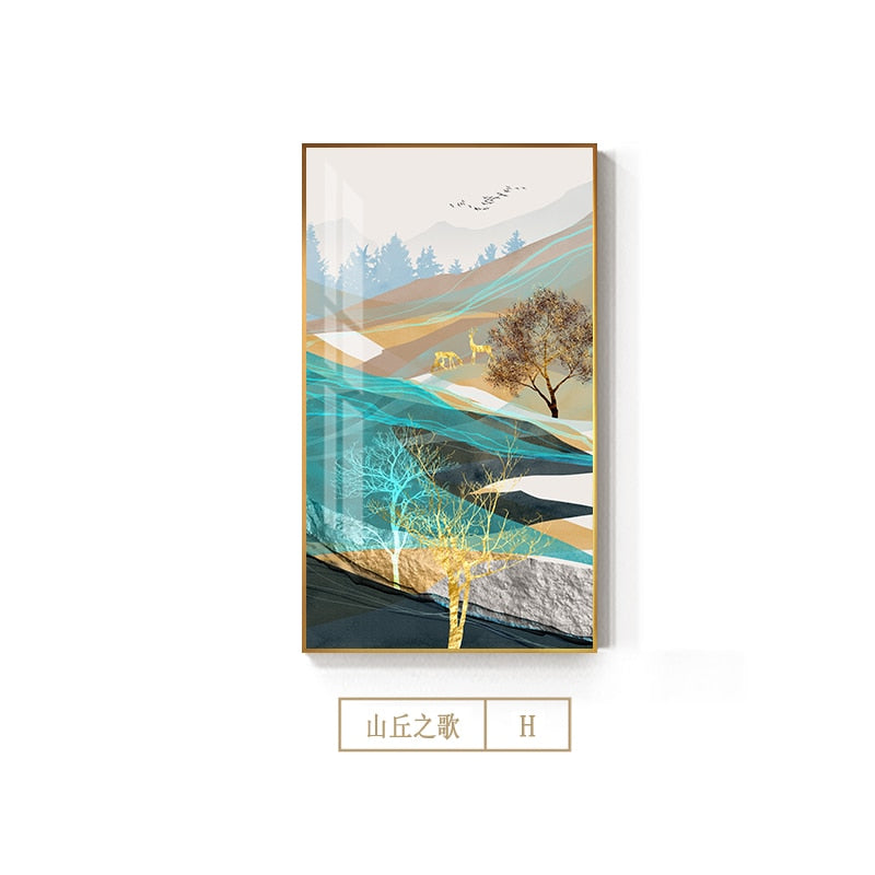 Arthia Designs - Abstract Nature Panorama Canvas Art - Review