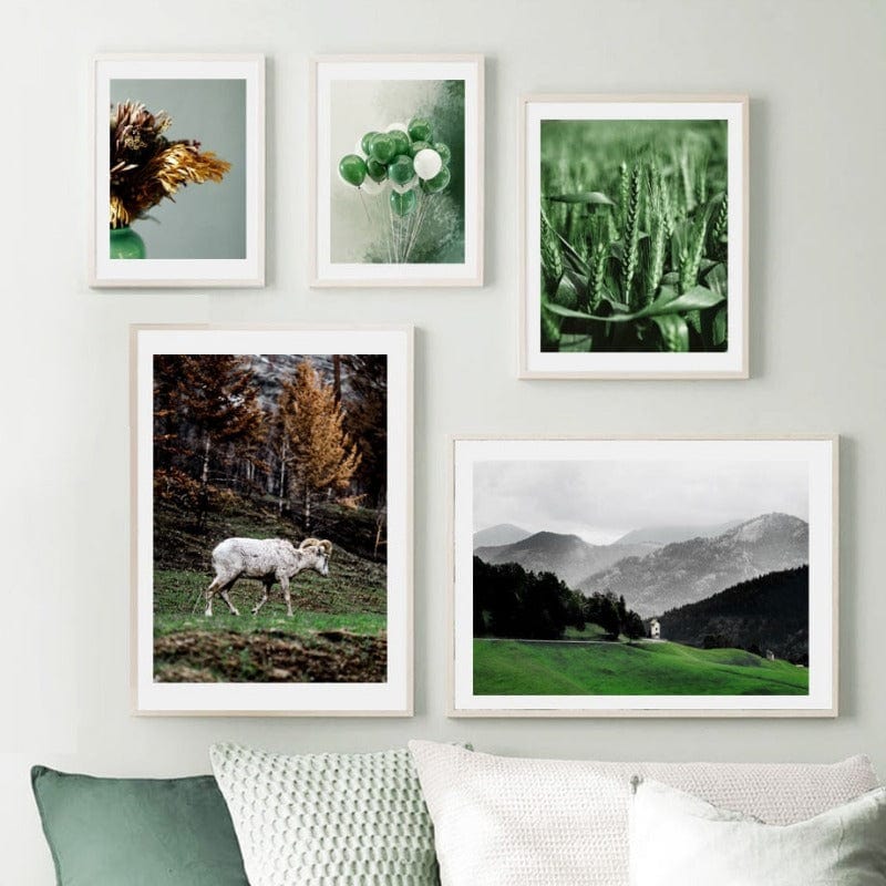 Arthia Designs - Calming Green Grassland Forest Canvas Art - Review