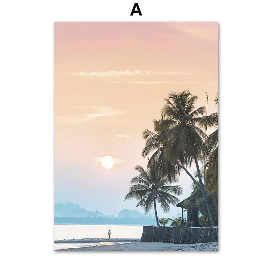 Arthia Designs - Palm Beach Sunshine Landscape Canvas Art - Review