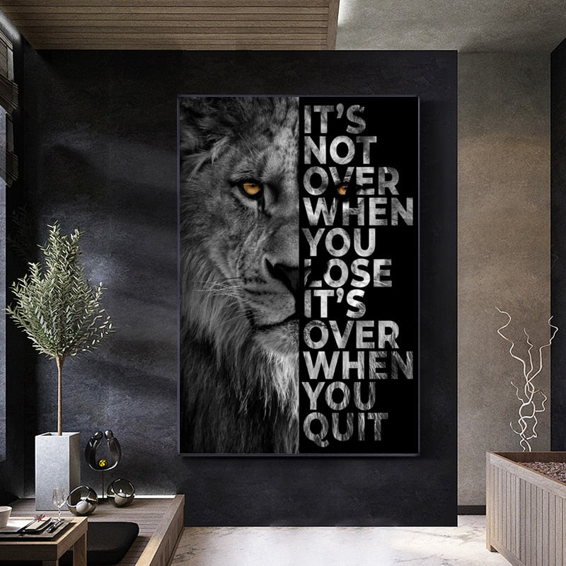 Arthia Designs - King Lion Motivational Canvas Art - Review