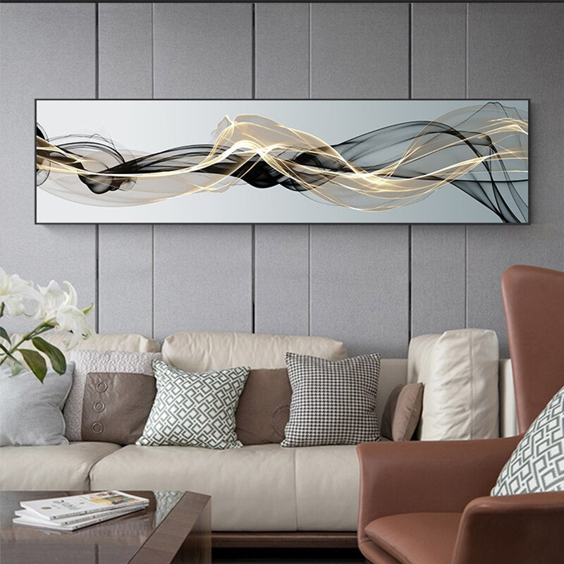 Arthia Designs - Modern Abstract Lines Canvas Art - Review