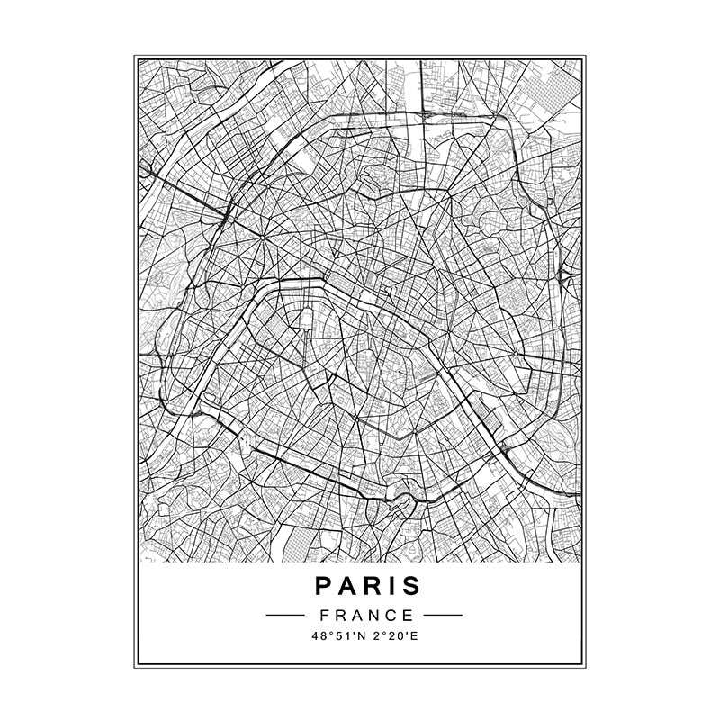 Arthia Designs - World City Maps 1 Canvas Art - Review