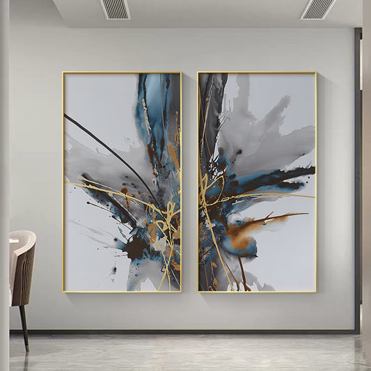 Arthia Designs - Modern Abstract Ink Splash Canvas Art - Review