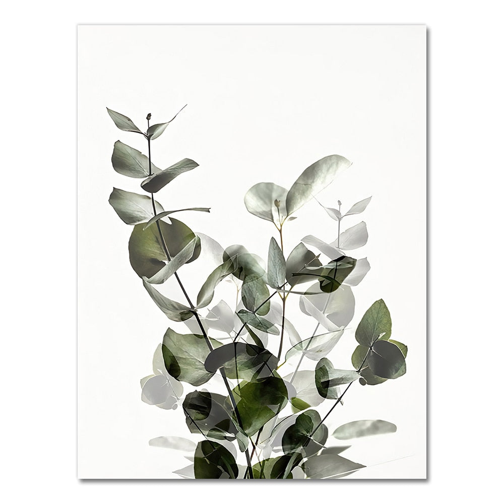 Arthia Designs - Eucalyptus Green Plant Leaves Canvas Art - Review