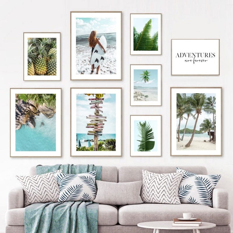 Arthia Designs - Caribbean Surfer Beach Canvas Art - Review