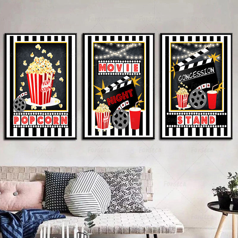 Arthia Designs - Movie Night Snacks Canvas Art - Review