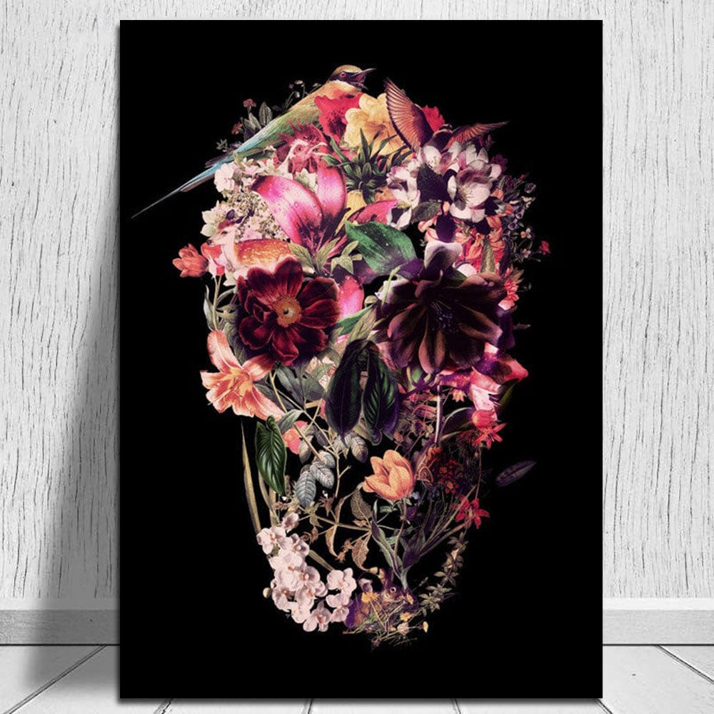 Arthia Designs - Flower Skull Canvas Art - Review