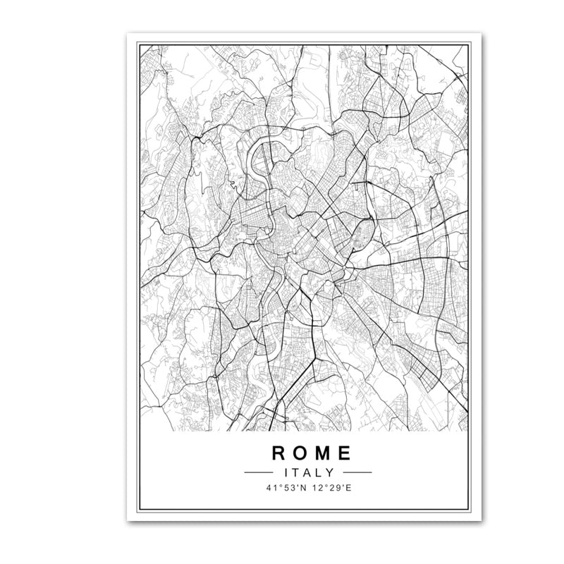 Arthia Designs - World City Maps 2 Canvas Art - Review