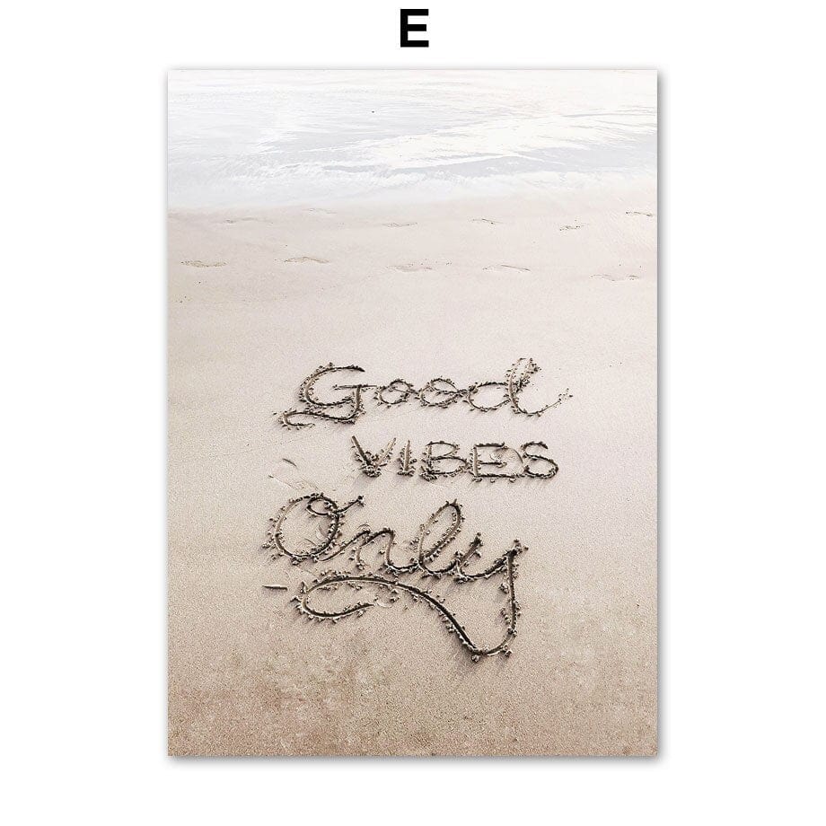 Arthia Designs - Beach Good Vibes Only Canvas Art - Review