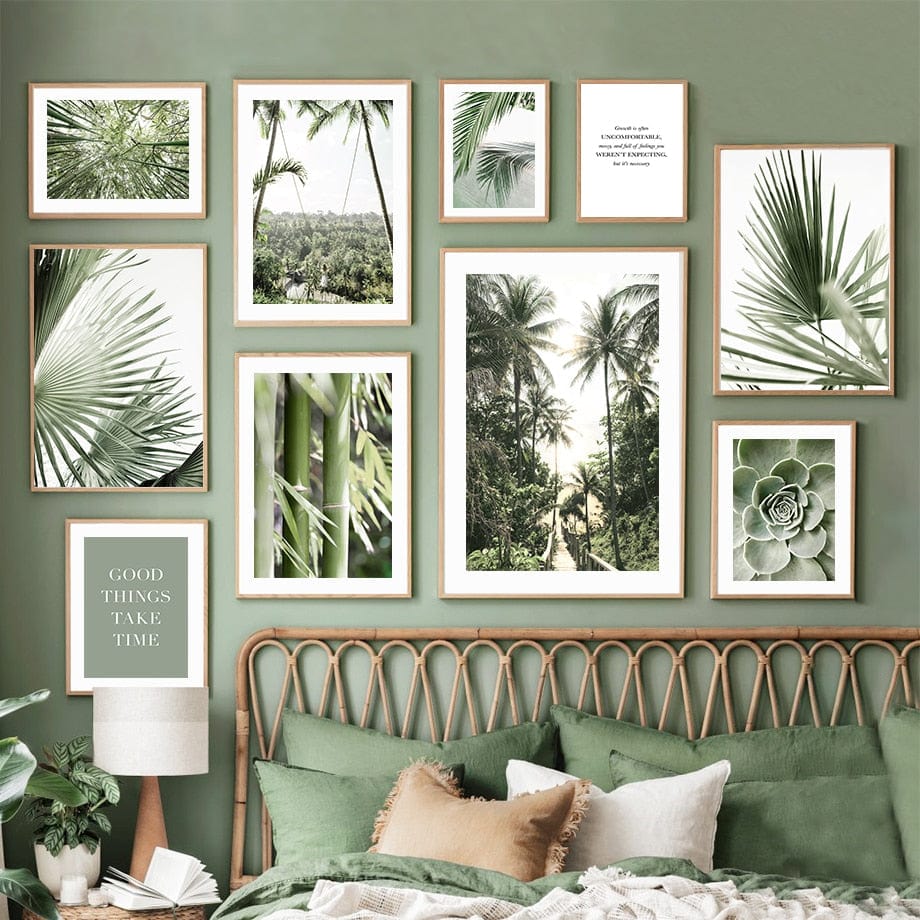 Arthia Designs - Bamboo Green Forest Beach Canvas Art - Review