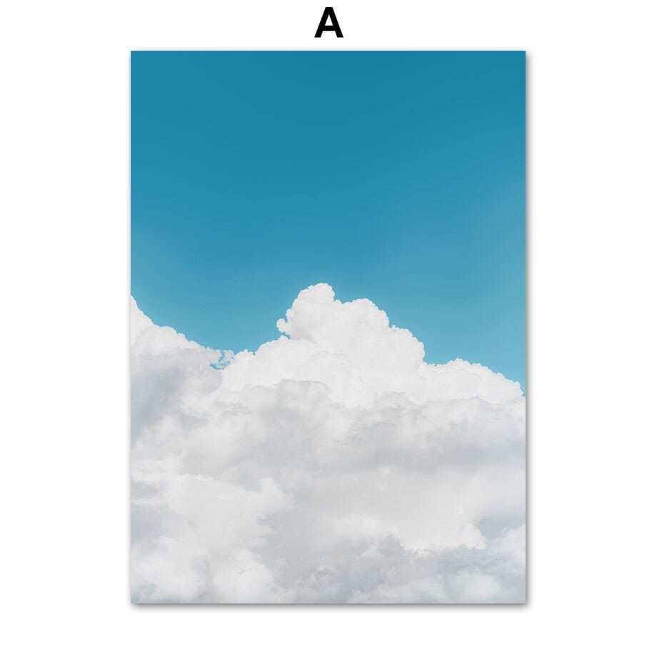 Arthia Designs - Blue Sky Cloud Sailing Sea Canvas Art - Review