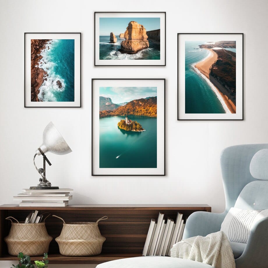 Arthia Designs - Mountain Sea Road Canvas Art - Review