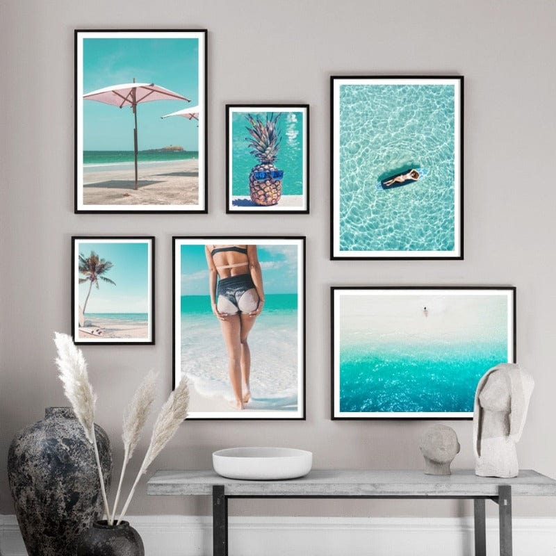 Arthia Designs - Sunbathing In Tropical Summer Beach Canvas Art - Review